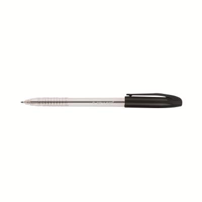 Q-Connect Stick Grip Ballpoint Pen Medium Black