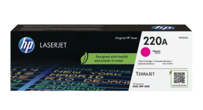 HP 220A Original LaserJet Toner Cartridge Magenta