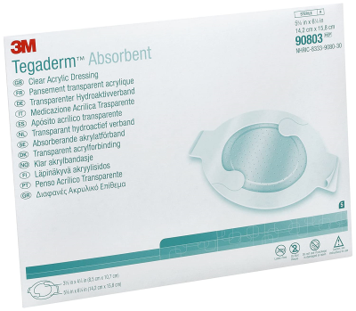 3M Tegaderm Absorbent Clear Acrylic Dressing 14.2 x 15.8cm