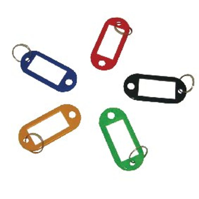 Plastic Key Tags Standard (Pack of 100)