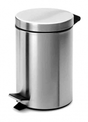 Pedal Operated Mirror Stainless Steel Bin 3 Litre