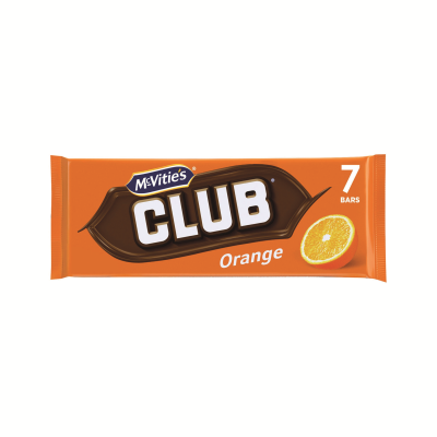 McVities Club Orange Biscuit Bars