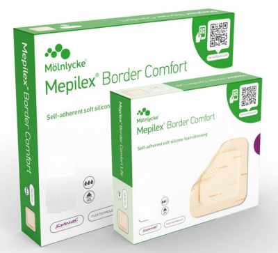 Mepilex Border Comfort Dressing 7.5cm x 7.5cm