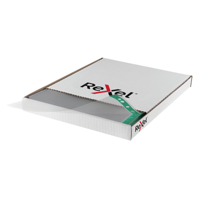 Rexel Punched Pockets A4, 80 Micron, Clear (package 100 each)