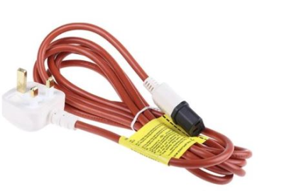 3m HS Mains Cable UK Plug for Hyfrecator 2000