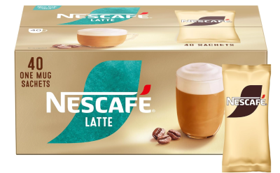 Nescafe Latte Instant Coffee Sachets (Pack of 40)