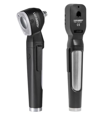 LuxaScope Auris LED 3.7v Otoscope – Black
