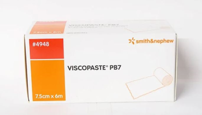 Viscopaste PB7 Zinc Oxide Paste Bandage 7.5cm x 6m