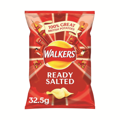 Walkers Ready Salted Crisps 32.5g