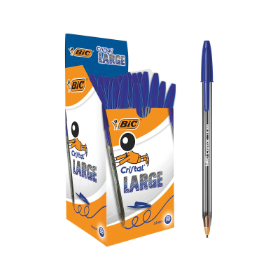 Bic Cristal Large Ballpoint Pen 1.6mm Blue