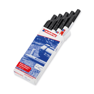 Edding 751 Bullet Tip Paint Marker Fine Black