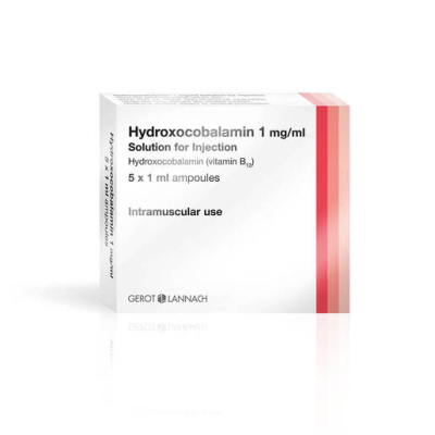 [AMB] (POM) Hydroxocobalamin - 1mg/1ml - 1ml Ampoules - (Pack 5)