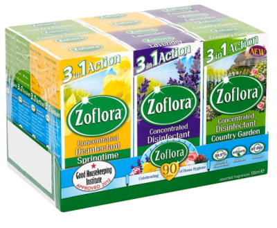 Zoflora Disinfectant Assorted 120ml x 12