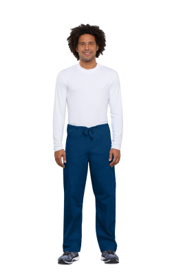 Cherokee Unisex Drawstring Scrub Trousers Navy XXS