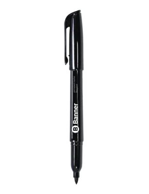 Permanent Black Fine Bullet Tip Marker Pen