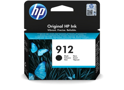 HP 912XL Ink Cartridge, High Yield Black