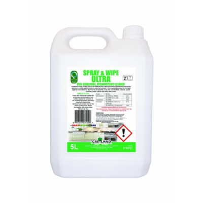 Spray and Wipe Ultra Virucidal Cleaner 5 Litre