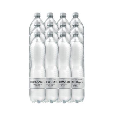 Harrogate Spring Water Sparkling 1.5Litre Bottles (12 Pack)