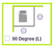 Customised L Shape 90 Degree Left Curtain Track (For Internal Use Only)