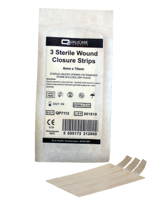 Skin Closure Strips 6mm x 75mm (Pack of 50)