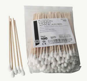 Swab Stick Non Sterile 15cm Cotton Tip Applicators