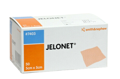 Jelonet Paraffin Gauze Dressing 5cm x 5cm