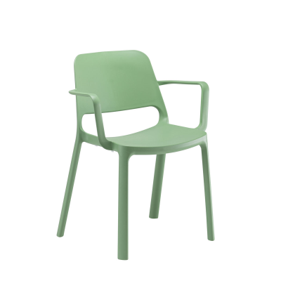 Alfresco Mono Arm Chair Green