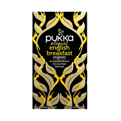 Pukka Elegant English Breakfast Fairtrade Tea (Pack of 20)