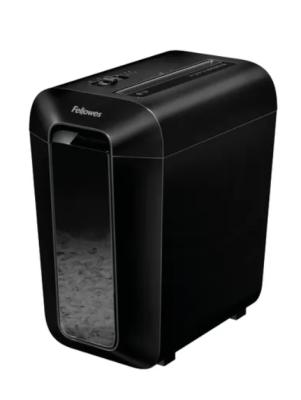 Fellowes Powershred LX65 Cross-Cut Shredder Black
