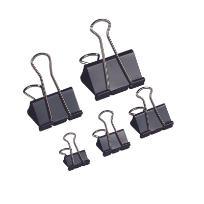 Black Foldback Clips