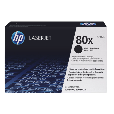 HP No.80X High Capacity Black Toner