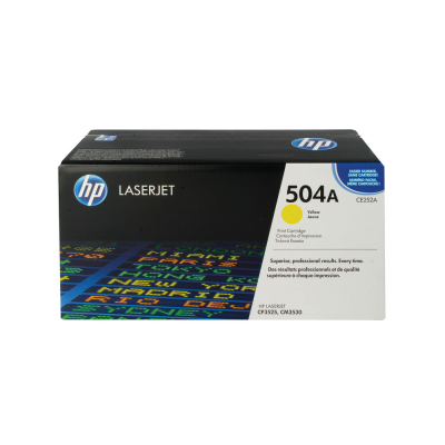 HP 504A Yellow LaserJet Toner Cartridge