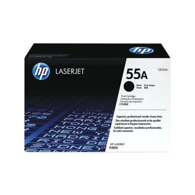 HP 55A Black Laserjet Toner Cartridge CE255A