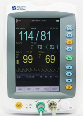 Creative PC-900Plus Vital Signs Monitor with Adult Soft Sensor, NIBP Cuff and Temperature Interface Cable