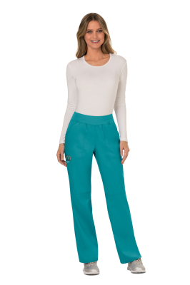 Cherokee Revolution Female Cargo Trousers Teal Blue XXS