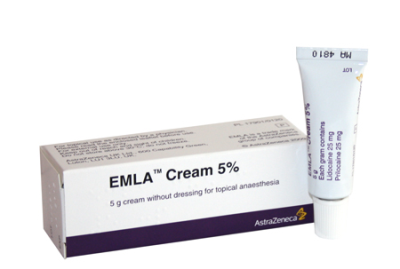 [AMB] (P) Emla Cream (Lidocaine Cream) Tube - 5%/5g - 5g Cream - (Pack 1)