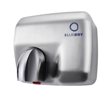 Bluedry Blue Storm Hand Dryer - Brushed Stainless Steel
