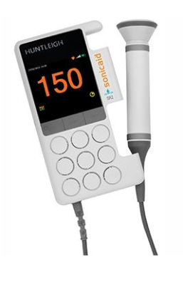 Sonicaid SR2 Digital Obstretric Doppler With Alkaline Batteries