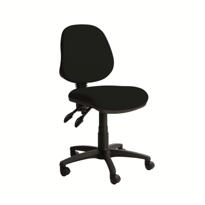 Banner Medium Back Operator Chair with 2-Lever Mechanism - Black