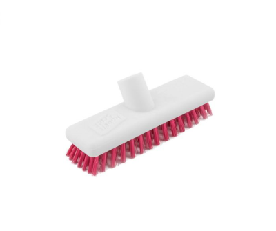 Deck Scrub Brush Red