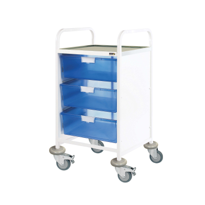 VISTA 50 Clinical Trolley 3 Double Depth Trays