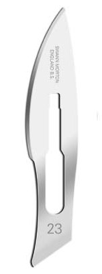 Swann Morton Stainless Steel Scalpel Blades Number 23