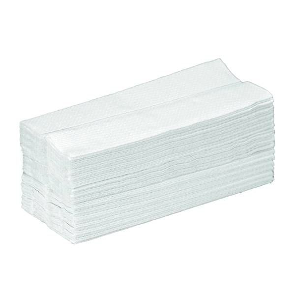 Blake & White Puur Smile Z-Fold Handdoeken 2-Laags Wit - Doos Van 3000 Stuks - Gerecycled